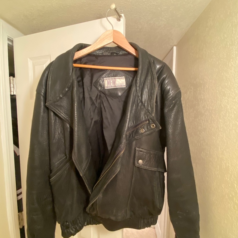 Leather jacket